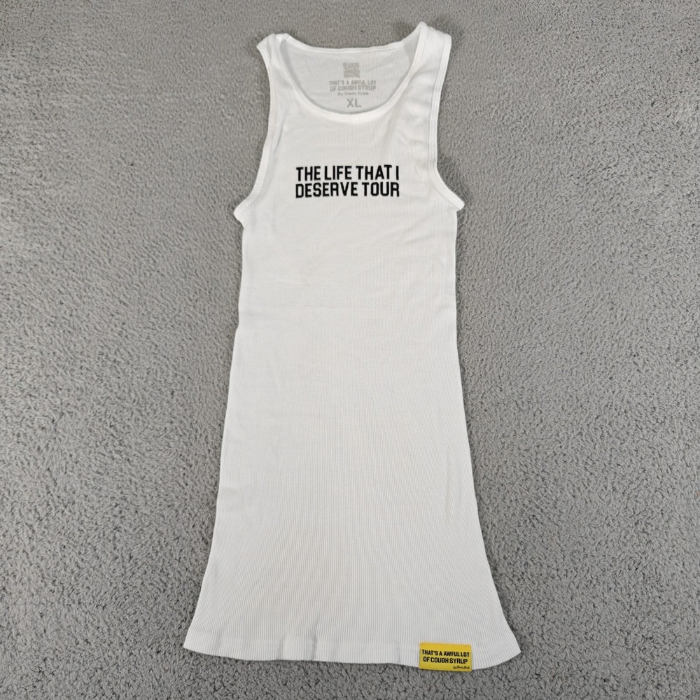 Awful Lot Of‎ Cough Syrup The Life That I Deserve Tour Shirt Mens XL Tank Ribbed